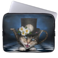 Awesome Mad Hatter Teapot Cat Whimsical Design