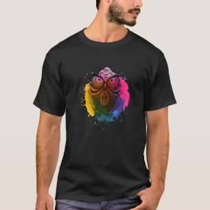 Awesome Mandala Owl With Tribal Details T-Shirt