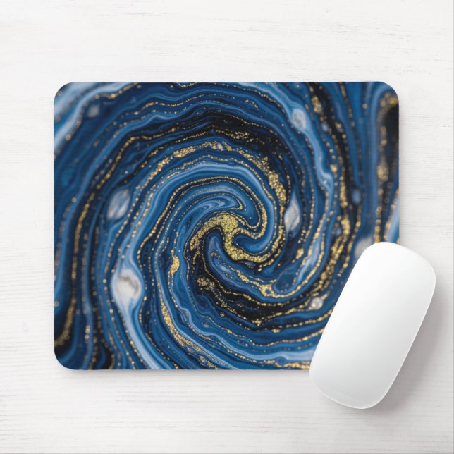 Awesome marble trendy modern mouse mat (With Mouse)