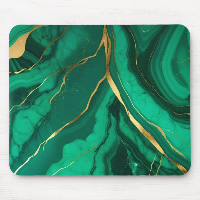 Awesome marble trendy modern mouse mat (Front)