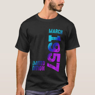 Awesome March 1957 Since 1957 Vintage 1957 Retro 1 T-Shirt
