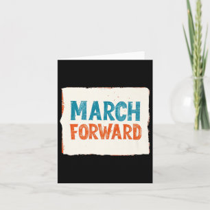 Awesome March Forward Outfit For Boys And Girls Pr Card