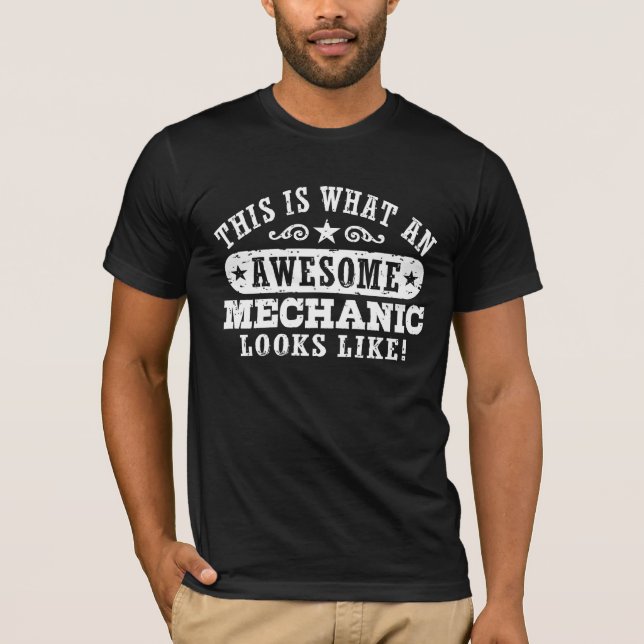 Awesome Mechanic T-Shirt (Front)