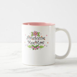 Awesome MeeMaw T-Shirt Two-Tone Coffee Mug
