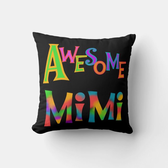 Awesome Mimi T-shirts and Gifts Cushion (Front)