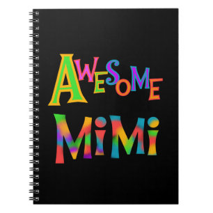Awesome Mimi T-shirts and Gifts Notebook