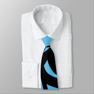 Awesome Modern Art Blue / Black 2 Tie
