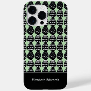 Awesome Modern Green and Black Pattern  Case-Mate iPhone 14 Pro Max Case