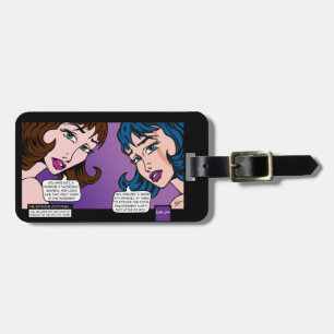 Awesome Moi Pop Art Luggage Tag