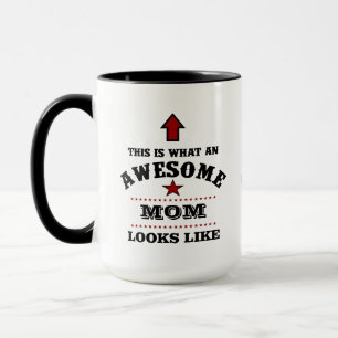 Awesome Mom Thank You Mother From Son Or Daughter Mug
