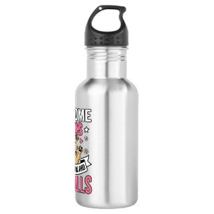 Awesome Moms Have Tattoos and Pitbulls Vintage Shi 532 Ml Water Bottle