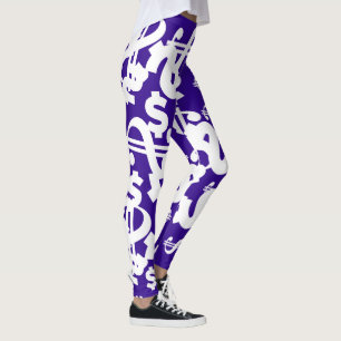 Awesome Money Dollar Dollars Pattern Leggings