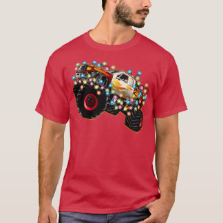 Awesome Monster Truck with Christmas Lights 2 T-Shirt