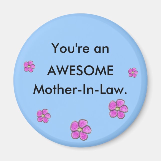 Awesome Mother-In-Law magnet (Front)