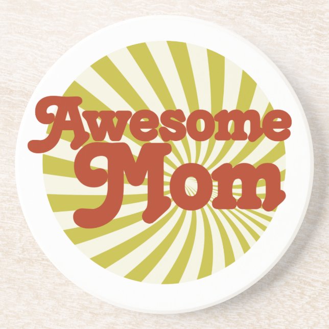 Awesome Mum Coaster (Front)