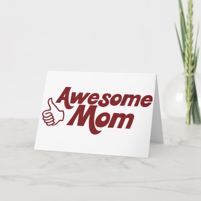 Awesome Mum for Mothers Day Card (Front)