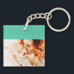 Awesome Mum Since 20XX Modern Simple Thread Photo Key Ring<br><div class="desc">This simple and modern design is composed of serif typography and add a custom photo. Awesome Mum Since 20XX typography on the photo of your mum,  mummy,  mother,  mama,  mum etc. This is a perfect gift for your Mum on her birthday,  mother's day,  christmas,  etc.</div>