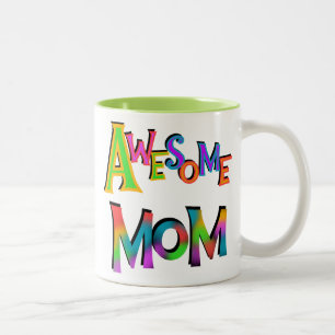 Awesome Mum T-shirts and Gifts Two-Tone Coffee Mug