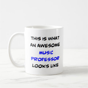 awesome music professor coffee mug