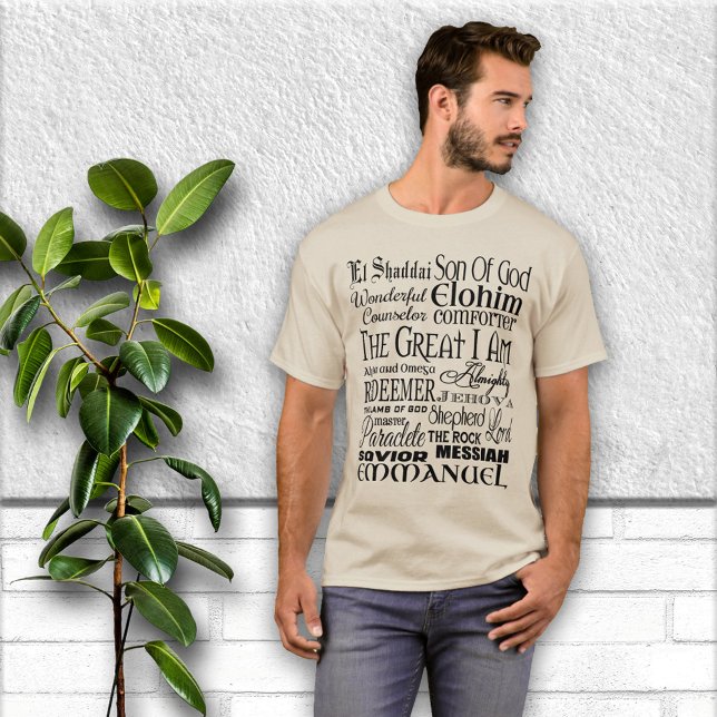 Awesome Names of God T-Shirt (Creator Uploaded)