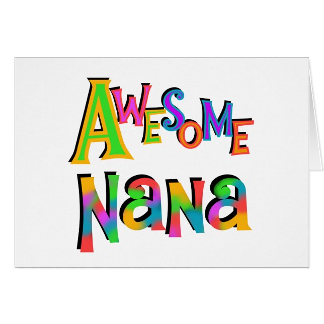 Awesome Nana T-shirts and Gifts (Front Horizontal)