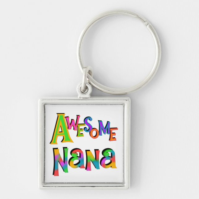 Awesome Nana T-shirts and Gifts Key Ring (Front)