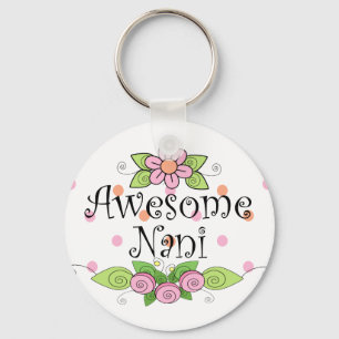 Awesome Nani T-Shirt Key Ring