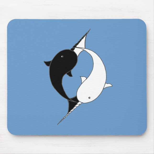Awesome Narwhals Mouse Mat (Front)