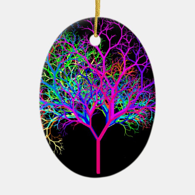 Awesome Neon Tree Ceramic Tree Decoration (Front)