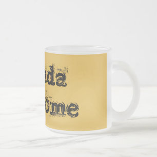 Awesome Nevada Frosted Glass Mug