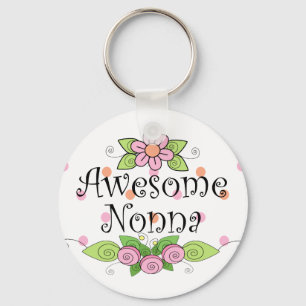 Awesome Nonna T-Shirt Key Ring