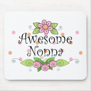 Awesome Nonna T-Shirt Mouse Mat