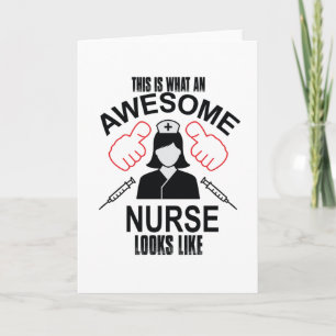 Awesome Nurse Card