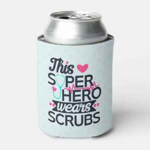 Awesome Nurse Superhero Saying Typography Can Cooler
