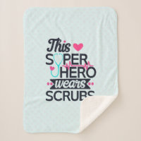 Awesome Nurse Superhero Saying Typography