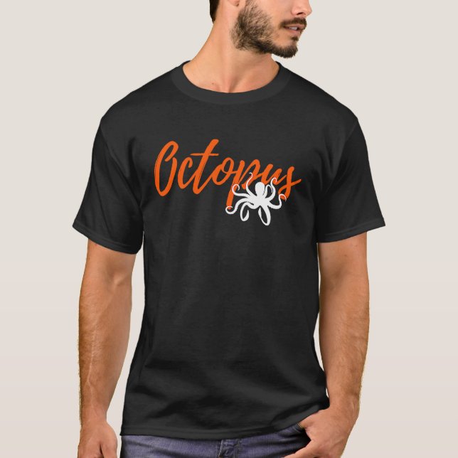 Awesome Octopus Graphic T-Shirt (Front)