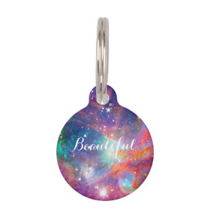 Awesome Orion nebula shining stars “Beautiful” Pet Tag