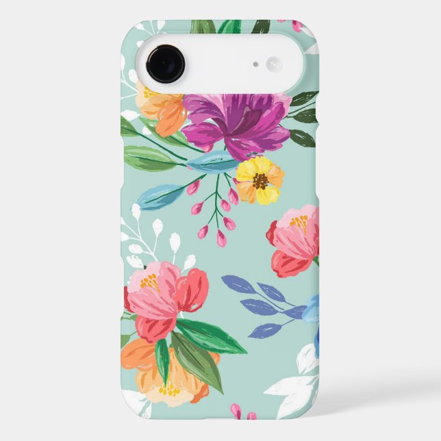 Awesome Painted Flowers Case-Mate iPhone Case (Back)