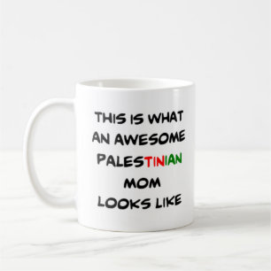 awesome palestinian mum coffee mug