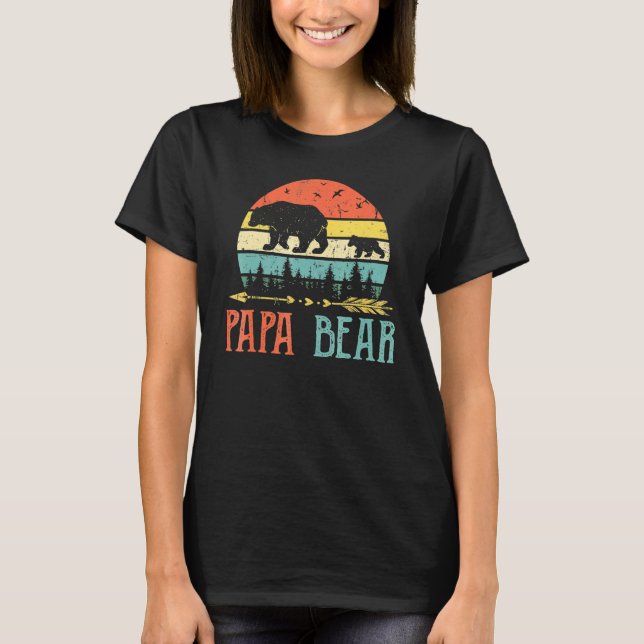 Awesome Papa Bear For T-Shirt (Front)