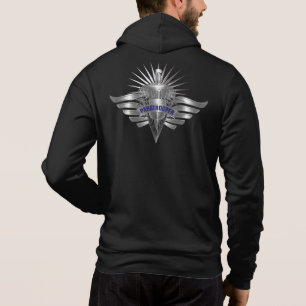 Awesome Paratrooper Custom Designed Wings Hoodie