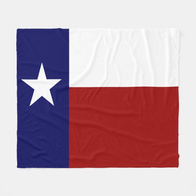 Awesome Patriotic Texas Flag Fleece Blanket (Front (Horizontal))