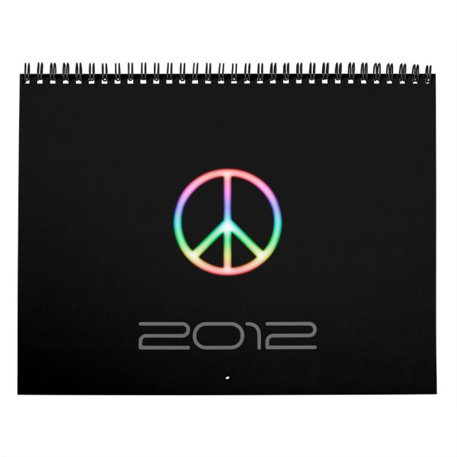 Awesome Peace Symbol Calendar 2012 (Cover)