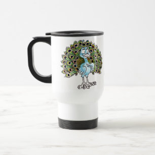 Awesome Peacock Travel Mug
