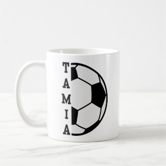 Awesome Personalised Name Soccer Ball Sports Coffee Mug