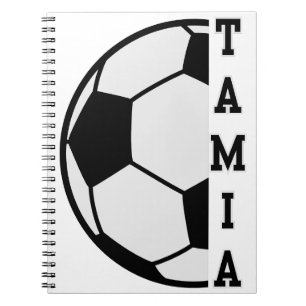 Awesome Personalised Name Soccer Ball Sports Notebook