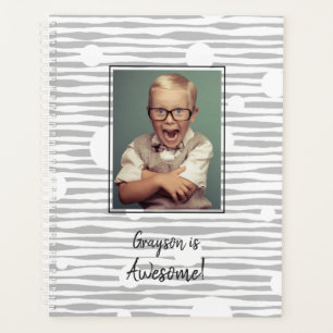 Awesome Personalised Photo and Abstract Pattern Planner