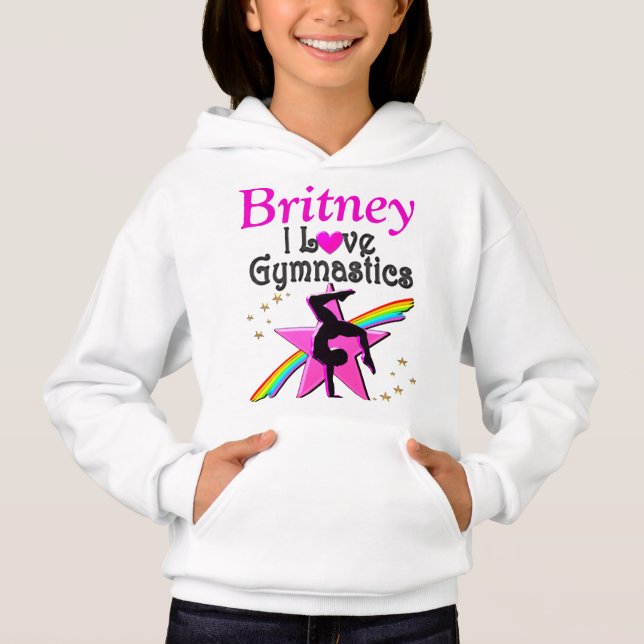 AWESOME PERSONALIZED GYMNAST HOODIE (Front)