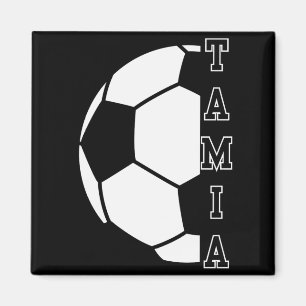 Awesome Personalized Name Soccer Ball Sports Kids Magnet