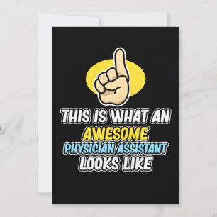 Awesome Physician Assistant PA Medical Students Gr Thank You Card